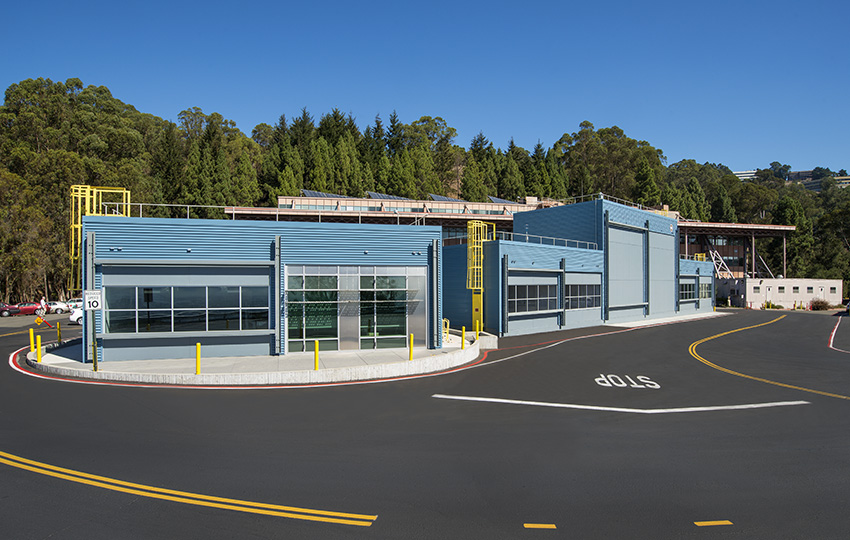 Aerial photograph of the FLEXLAB complex